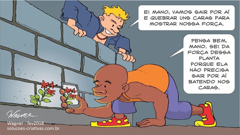 Solução sem violência