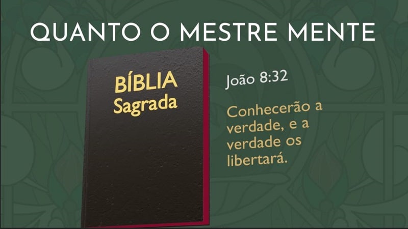 Quando o mestre mente
